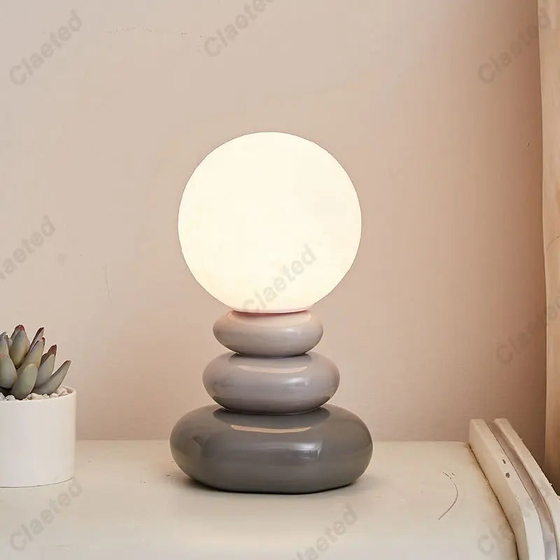Stone Table Lamp