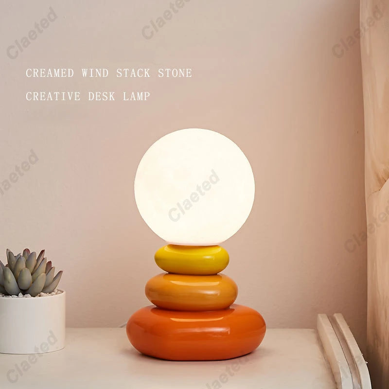 Stone Table Lamp