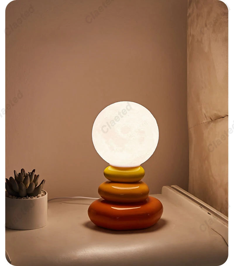 Stone Table Lamp