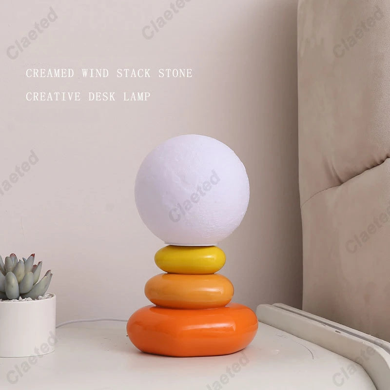 Stone Table Lamp