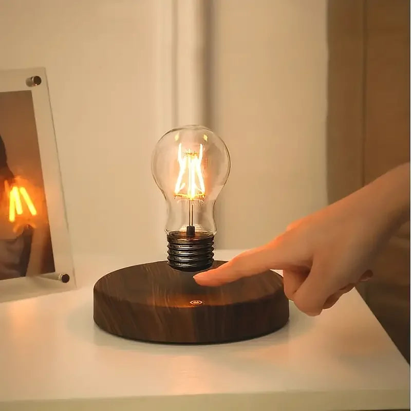 Levitating Vintage Globe Lamp