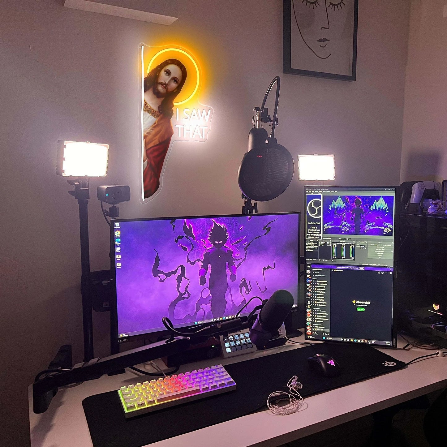 Jesus Neon Sign
