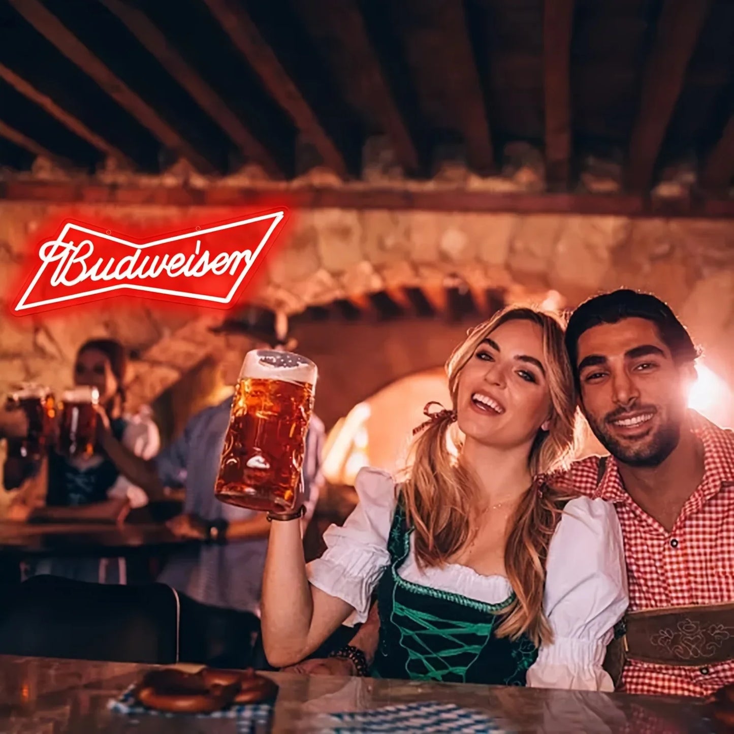 Budweiser Neon Bar Sign