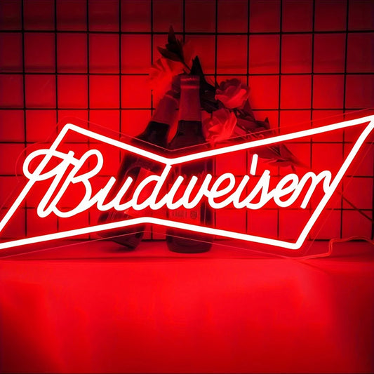 Budweiser Neon Bar Sign